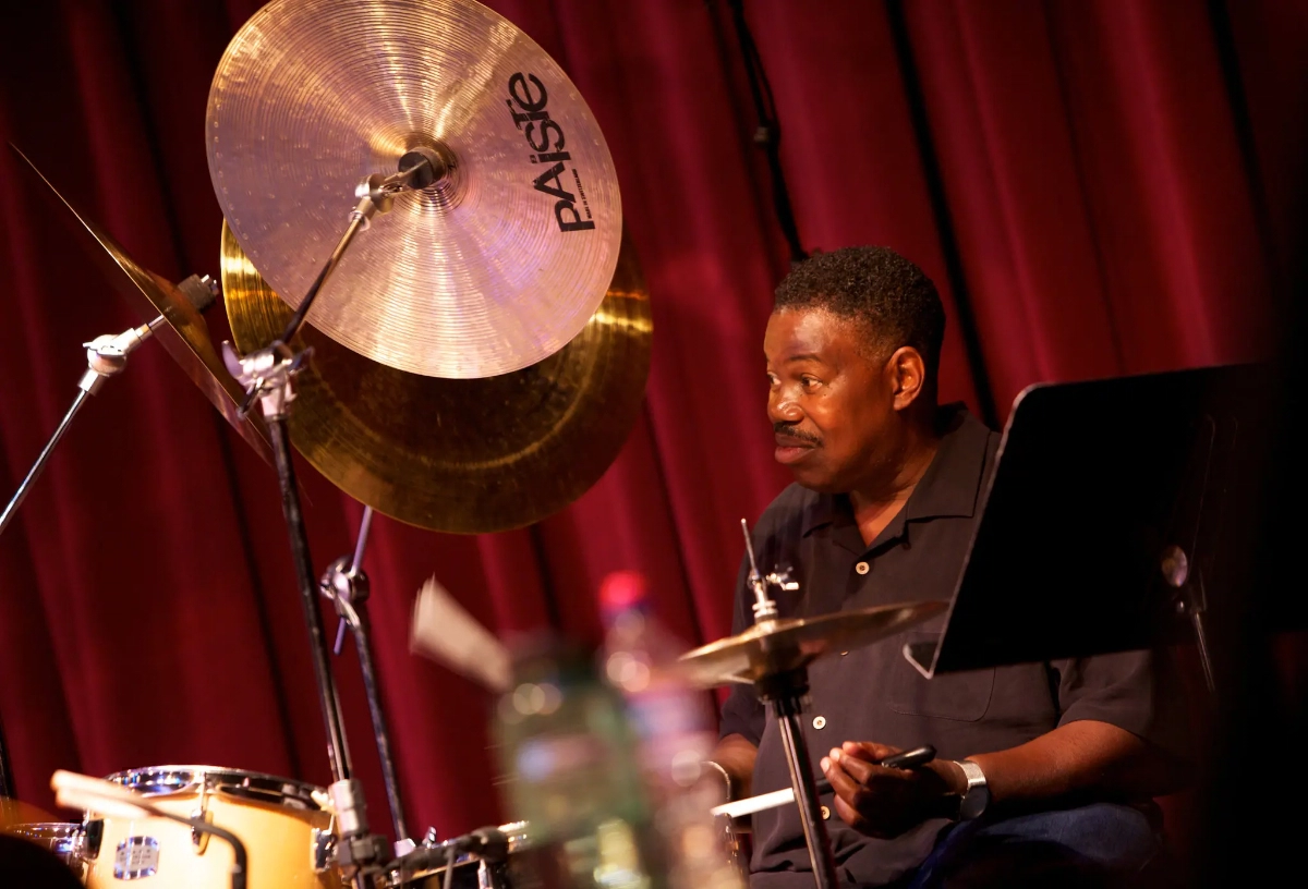 Leon 'Ndugu' Chancler playing Paiste cymbals