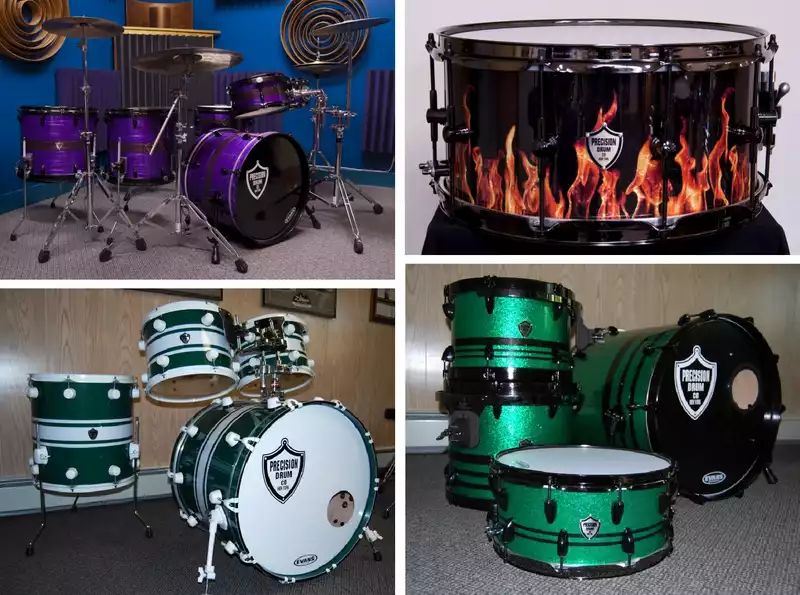 Precision Drum Co drum wrap patterns