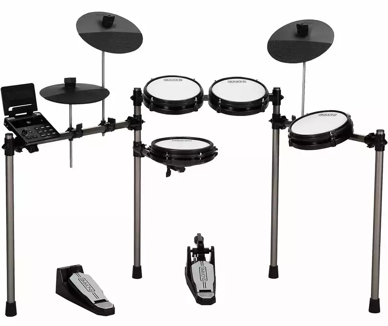 Simmons Titan 20 Electronic Drum Kit With Mesh Pads and Bluetooth